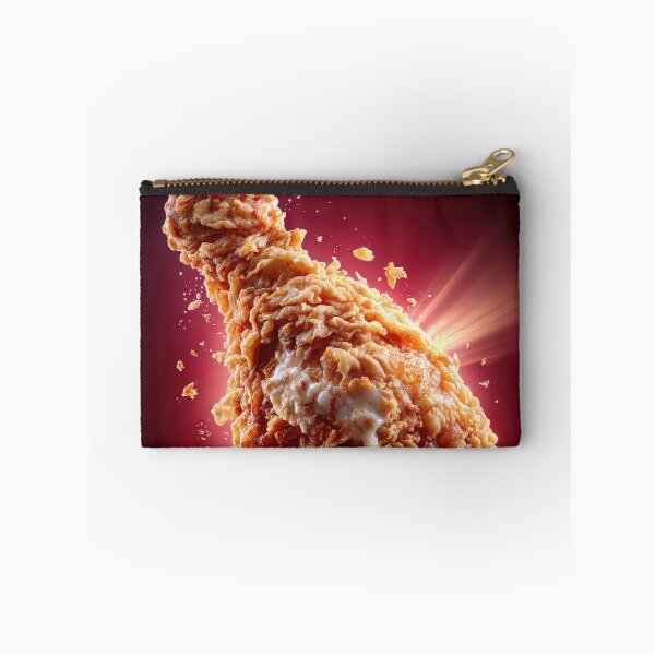 Item preview, Golden Crispy Fried Chicken Drumstick | Crunchy Food Art | Crispy Comfort Food Illustration designed and sold by Grafititee.