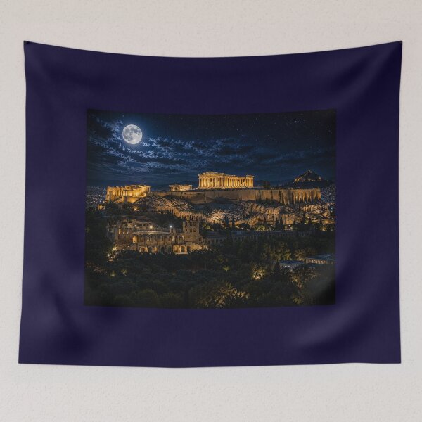 Item preview, Moonlit Wonders Collection: Acropolis of Athens ~ Greece designed and sold by globetrottergfx.