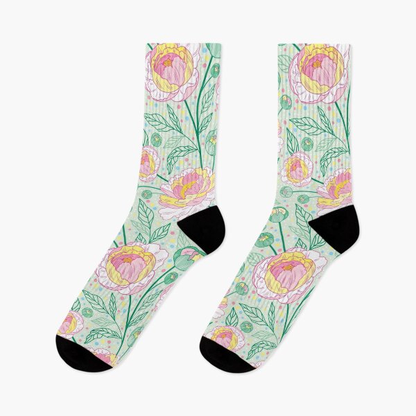 Item preview, Raspberry Sundae Peony Seamless Floral Pattern designed and sold by The Pattern Mill.