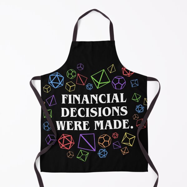 Item preview, Financial Decisions Were Made Funny Dice Hoarder Tabletop RPG designed and sold by pixeptional.