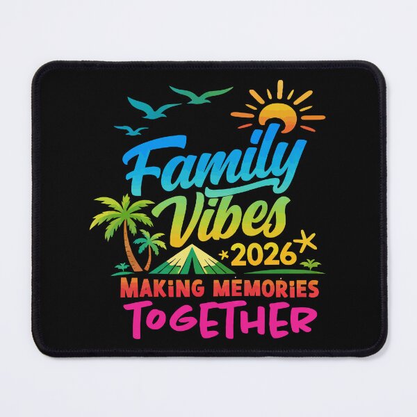 Item preview, Family Vibes Making Memories Together 2026 - Tropical Vacation Art designed and sold by BendyBeasts.