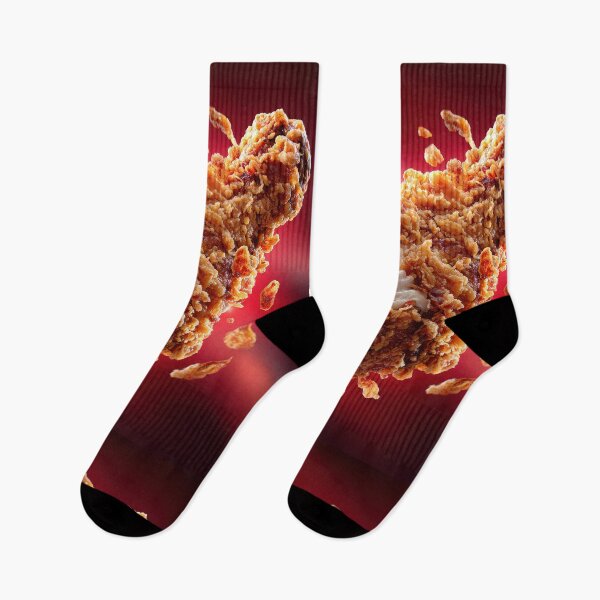 Item preview, Golden Crispy Fried Chicken Drumstick | Crunchy Food Art | Crispy Comfort Food Illustration designed and sold by Grafititee.