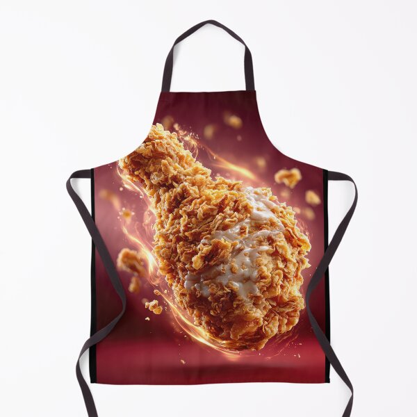 Item preview, Golden Crispy Fried Chicken Drumstick | Crunchy Food Art | Crispy Comfort Food Illustration designed and sold by Grafititee.
