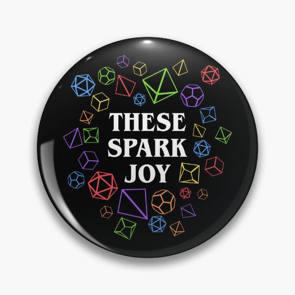 Item preview, These Spark Joy Funny Dice Goblin Tabletop RPG designed and sold by pixeptional.