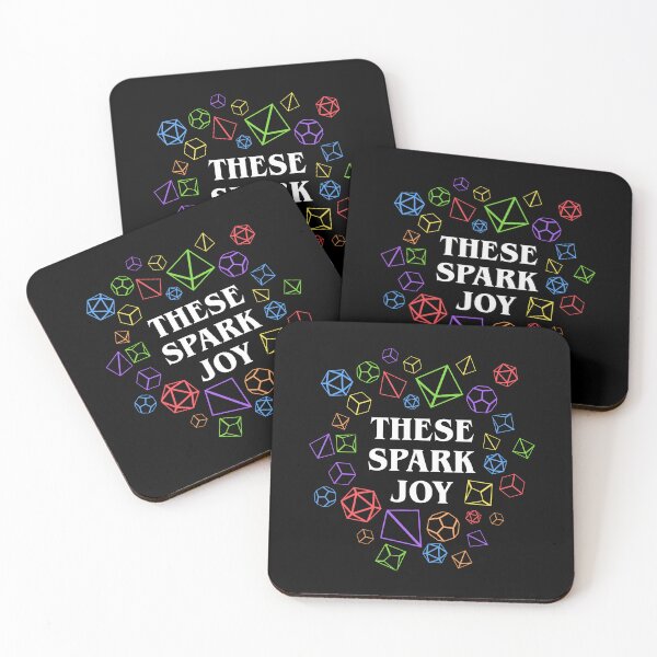 Item preview, These Spark Joy Funny Dice Goblin Tabletop RPG designed and sold by pixeptional.