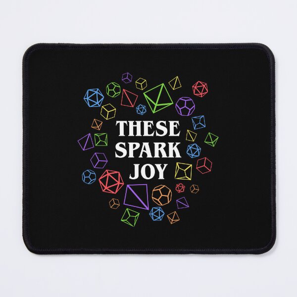 Item preview, These Spark Joy Funny Dice Goblin Tabletop RPG designed and sold by pixeptional.