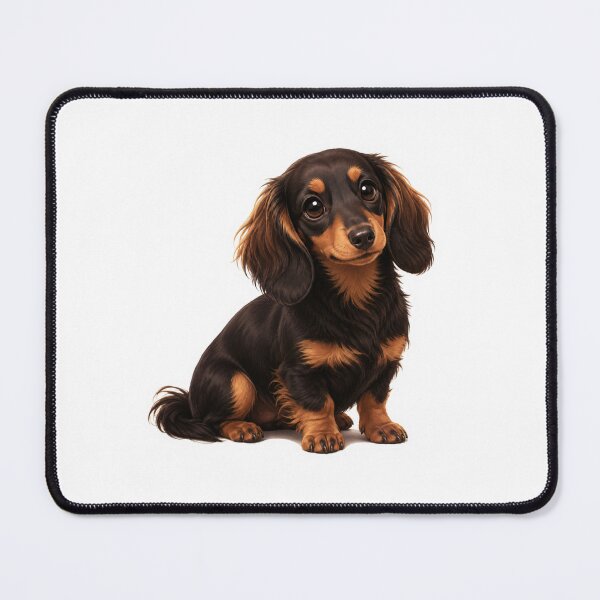 Item preview, Long-Haired Dachshund designed and sold by SMARTKIT DESIGNAGENCY.