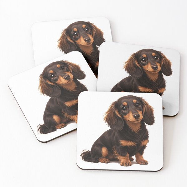 Item preview, Long-Haired Dachshund designed and sold by SMARTKIT  DESIGNAGENCY.