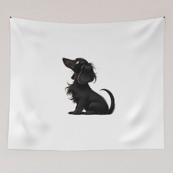 Item preview, Long-Haired Dachshund designed and sold by SMARTKIT  DESIGNAGENCY.