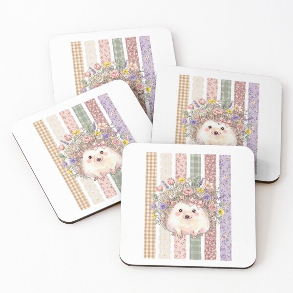 Item preview, Floral Hedgehog designed and sold by Tiffany Roy.