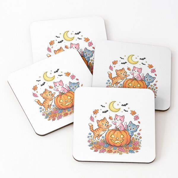 Item preview, Pumpkin Kittens designed and sold by Roy & Tiffany.