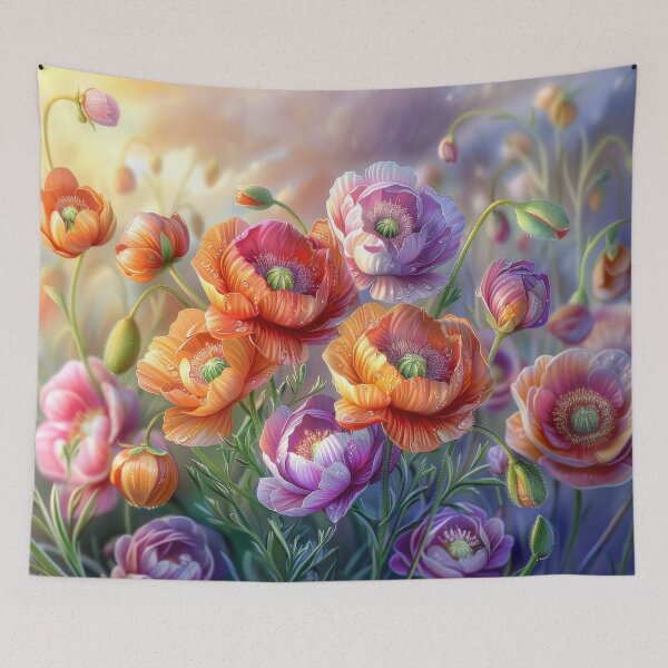 Item preview, Wild Poppy Field After the Rain designed and sold by MargaretWiktor.