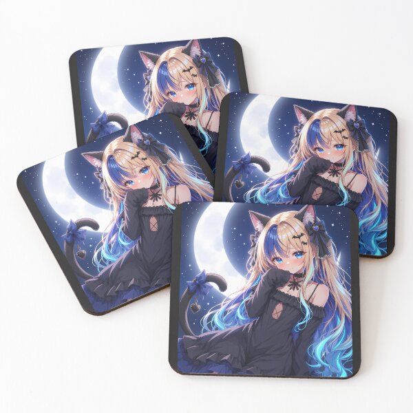 Item preview, Shy Gothic Neko Girl Aelyra designed and sold by Revyra Design .