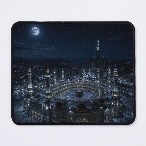 Item preview, Moonlit Wonders Collection: Mecca ~ Grand Mosque ~ Saudi Arabia designed and sold by globetrottergfx.