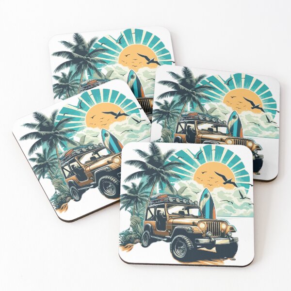 Item preview, Jeep with sunset designed and sold by Sahib Singh.