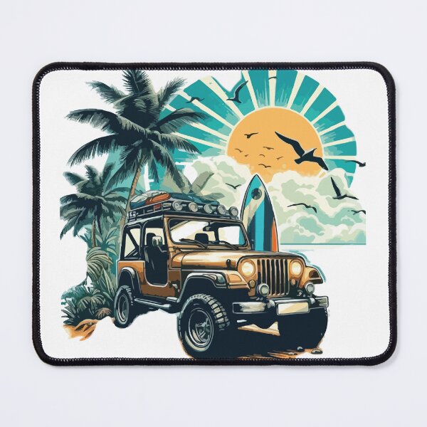 Artikelvorschau, Jeep bei Sonnenuntergang entworfen und verkauft von Sahib Singh.