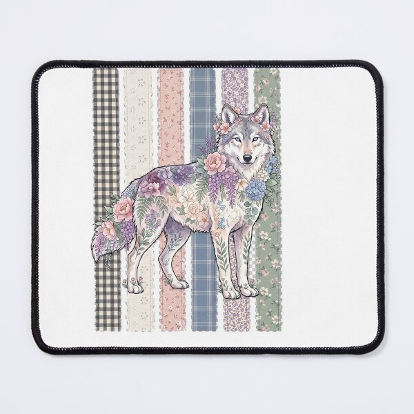 Item preview, Floral Wolf designed and sold by Roy & Tiffany.