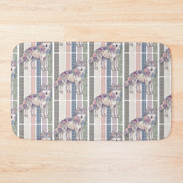 Item preview, Floral Wolf designed and sold by Tiffany Roy.