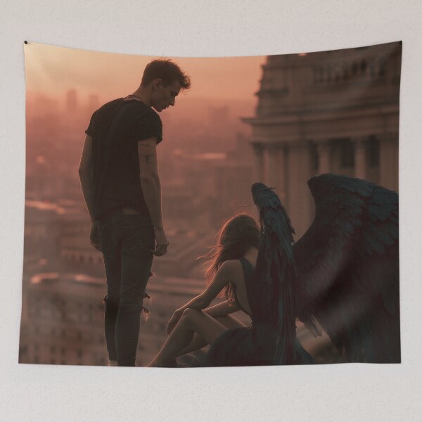 Item preview, Where Heaven Waits at the Edge designed and sold by oanaunciuleanu.