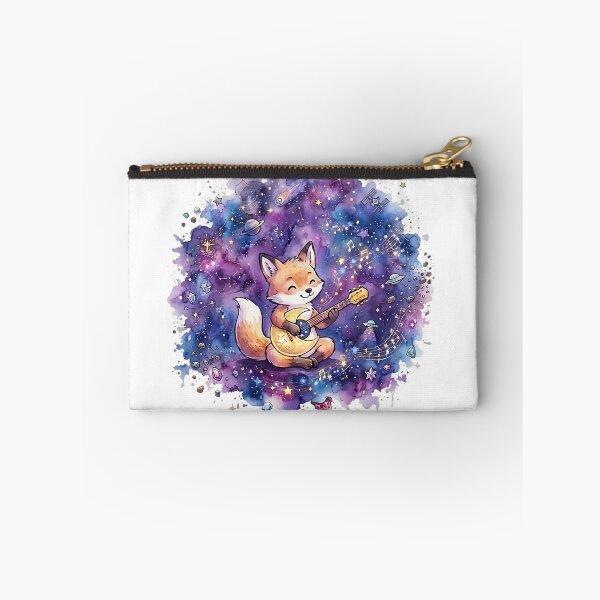 Item preview, Cute Cosmic Musician Fox | Kawaii Galaxy Guitar Animal | Fantasy Nursery Decor | Music Lover Gift designed and sold by Cosmic Doodle Co..