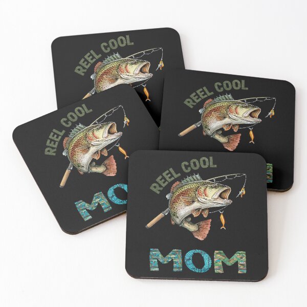 Item preview, Reel Cool Mom - Camo Fishing Art designed and sold by BendyBeasts.