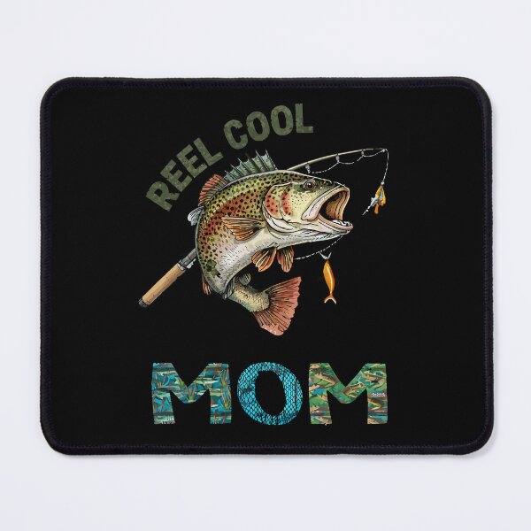Item preview, Reel Cool Mom - Camo Fishing Art designed and sold by BendyBeasts.