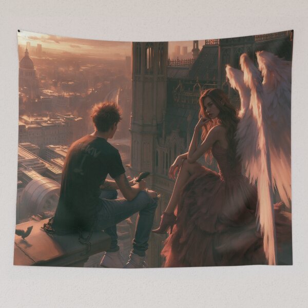Item preview, Where Heaven Waits at the Edge designed and sold by oanaunciuleanu.