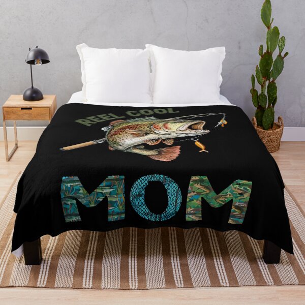 Item preview, Reel Cool Mom - Camo Fishing Art designed and sold by BendyBeasts.