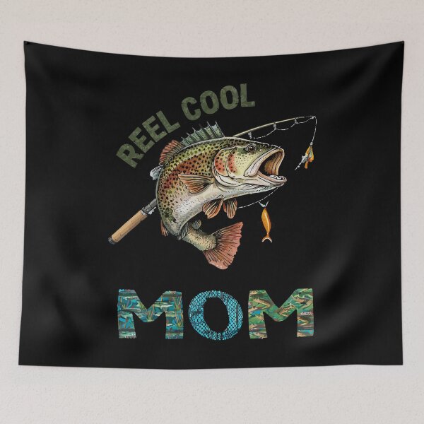 Item preview, Mamá genial - Arte de pesca con camuflaje designed and sold by BendyBeasts.