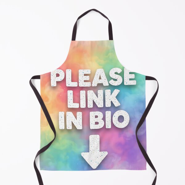 Item preview, LINK IN BIO. Pastel Rainbow Please Link In Bio Handlettering designed and sold by ToxicInkArt.