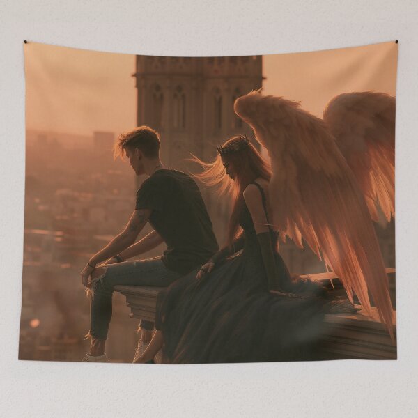 Item preview, Where Heaven Waits at the Edge designed and sold by oanaunciuleanu.