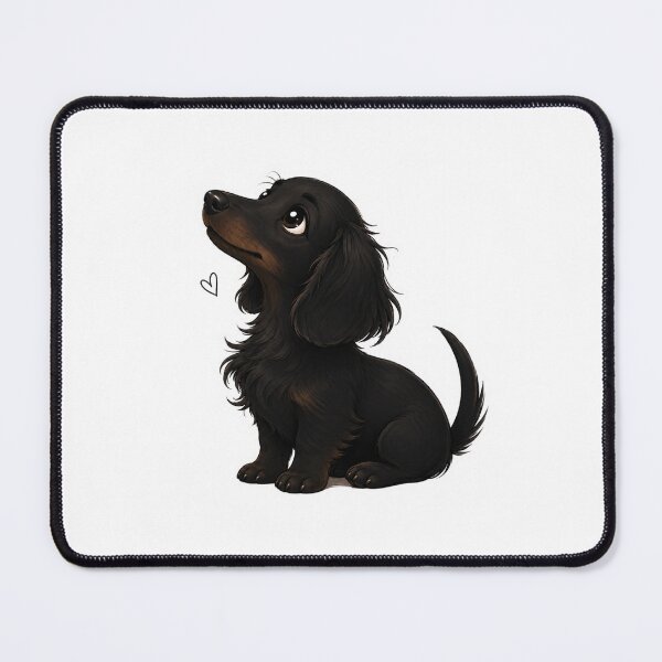 Item preview, Long-Haired Dachshund designed and sold by SMARTKIT DESIGNAGENCY.