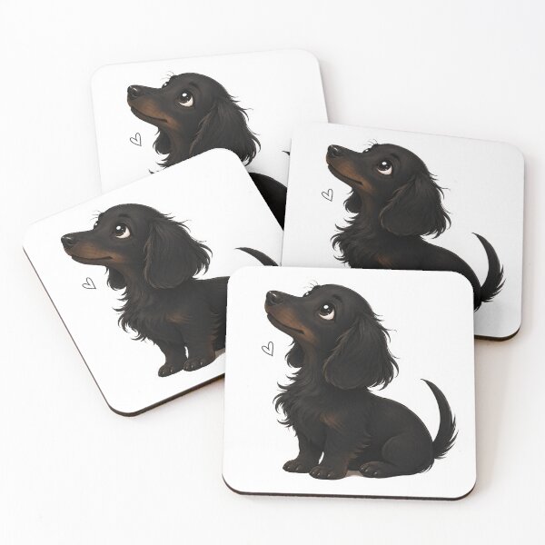 Item preview, Long-Haired Dachshund designed and sold by SMARTKIT  DESIGNAGENCY.