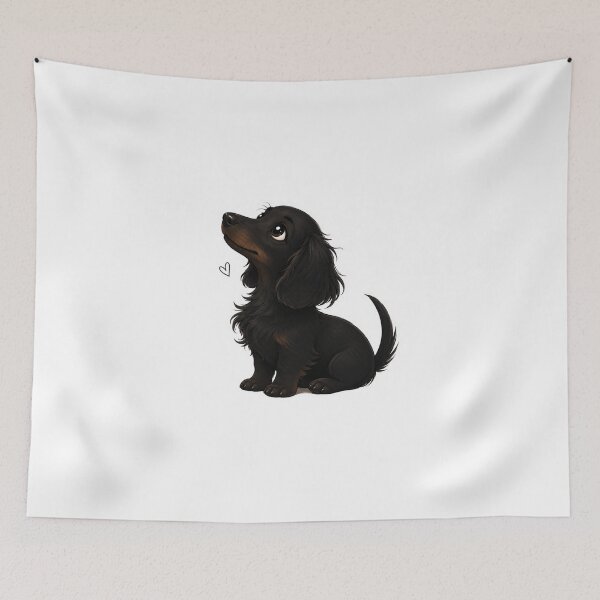 Item preview, Long-Haired Dachshund designed and sold by SMARTKIT  DESIGNAGENCY.