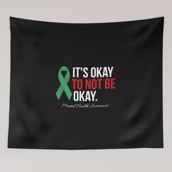 Item preview,  It's Okay to Not Be Okay Awareness  designed and sold by dragonbol023.