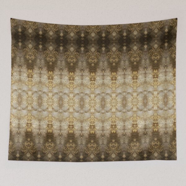 Item preview, Vintage Gold Damask Grunge Seamless Pattern designed and sold by AmaJoy Designs .