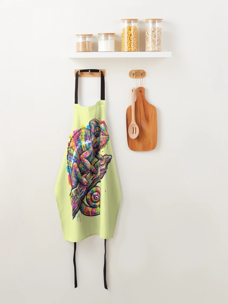 Thumbnail 4 of 6, Apron, Lizard designed and sold by PP&RAINBOW SHOP.