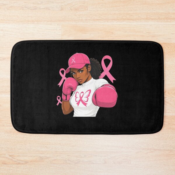 Item preview, Women Black African American Fight Breast Cancer Pink Ribbon designed and sold by clothesy7.