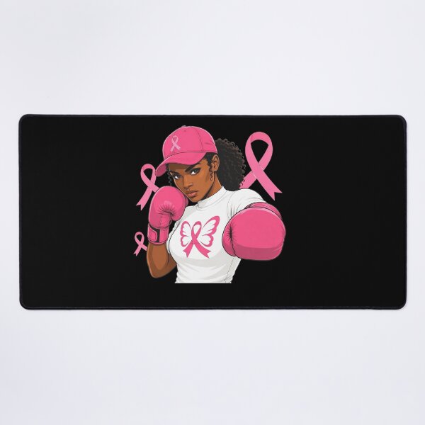 Item preview, Women Black African American Fight Breast Cancer Pink Ribbon designed and sold by clothesy7.