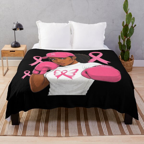 Item preview, Women Black African American Fight Breast Cancer Pink Ribbon designed and sold by clothesy7.
