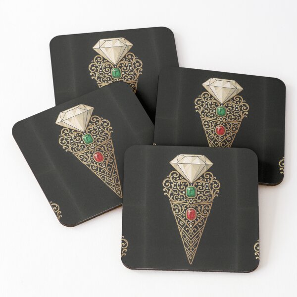 Item preview, Gemstone Ice Cream Art Deco designed and sold by Adisak-designs.