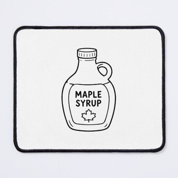 Item preview, Maple Syrup Bottle – Minimal Bold Line Design designed and sold by AnteesocialTees.