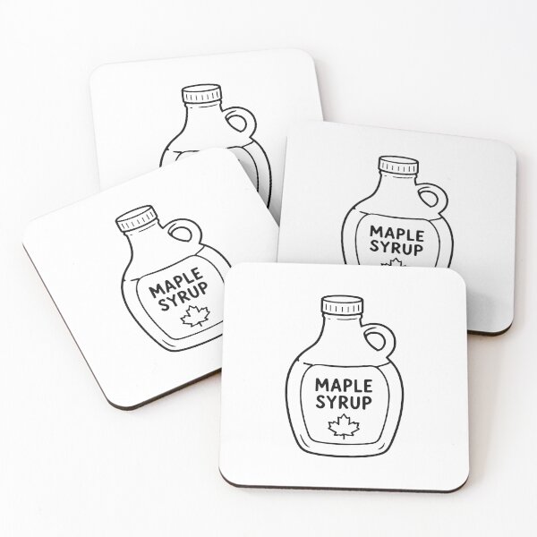 Item preview, Maple Syrup Bottle – Minimal Bold Line Design designed and sold by AnteesocialTees.