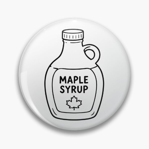 Item preview, Maple Syrup Bottle – Minimal Bold Line Design designed and sold by AnteesocialTees.