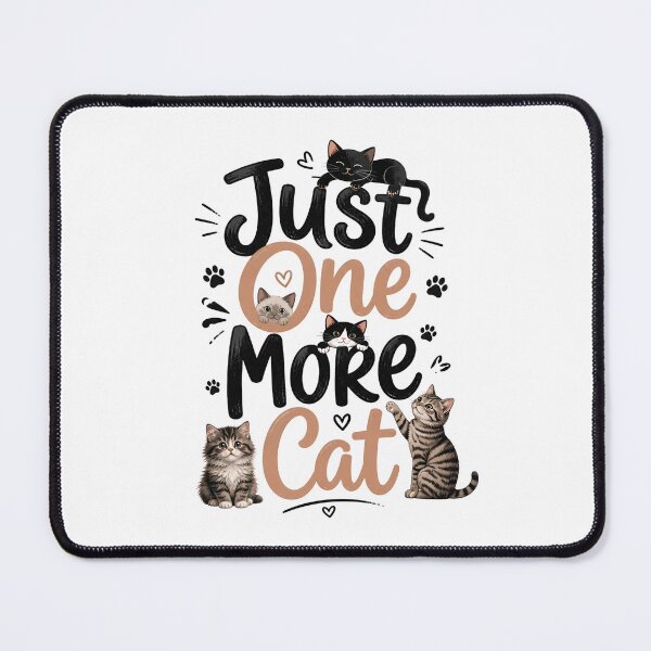 Item preview, Just One More Cat designed and sold by MusesWhispers.