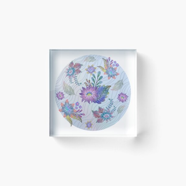 Item preview,  Indonesian Batik Floral Dream designed and sold by TurquoiseBird.
