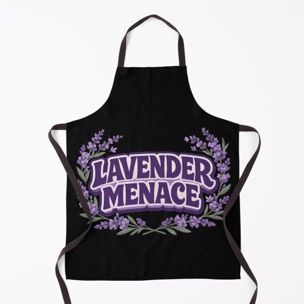 Item preview, Lavender Menace Retro Floral Lesbian Pride Vintage Feminist Typography designed and sold by WillCraftx.