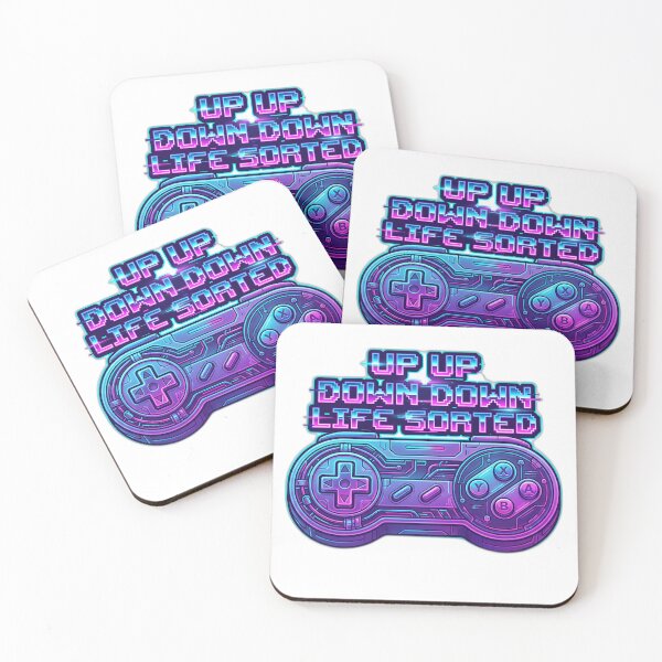 Item preview, Up Up Down Down Life Sorted Retro Cheat Code designed and sold by ryanguas.
