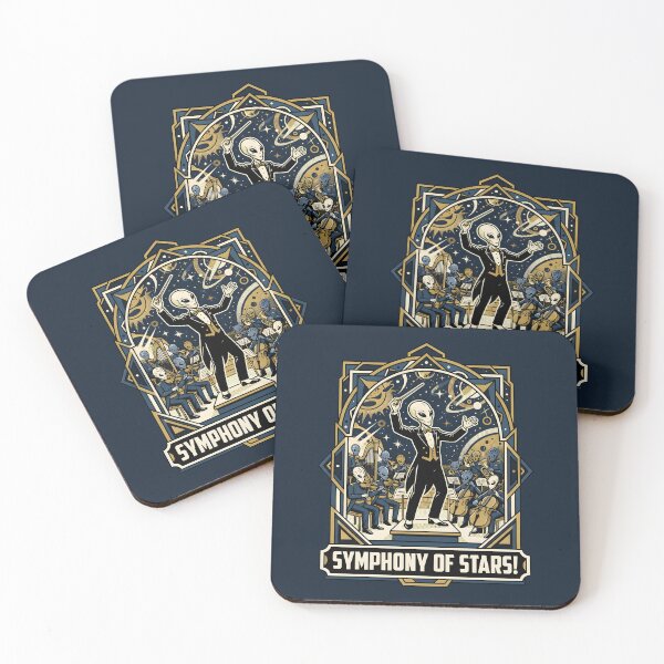 Item preview, Alien Conductor Symphony Of Stars Retro Graphic designed and sold by DuckOddity.