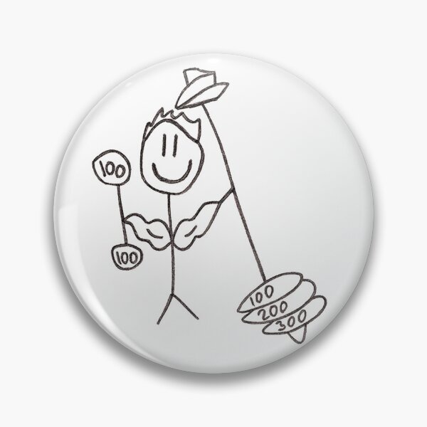 Item preview, Stickman City Buff Stickman designed and sold by McKinleyGames.